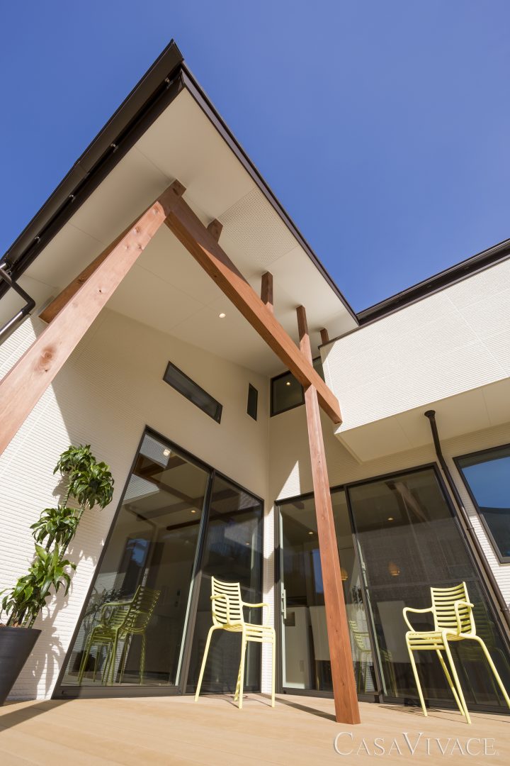 拘りのウッドデッキ